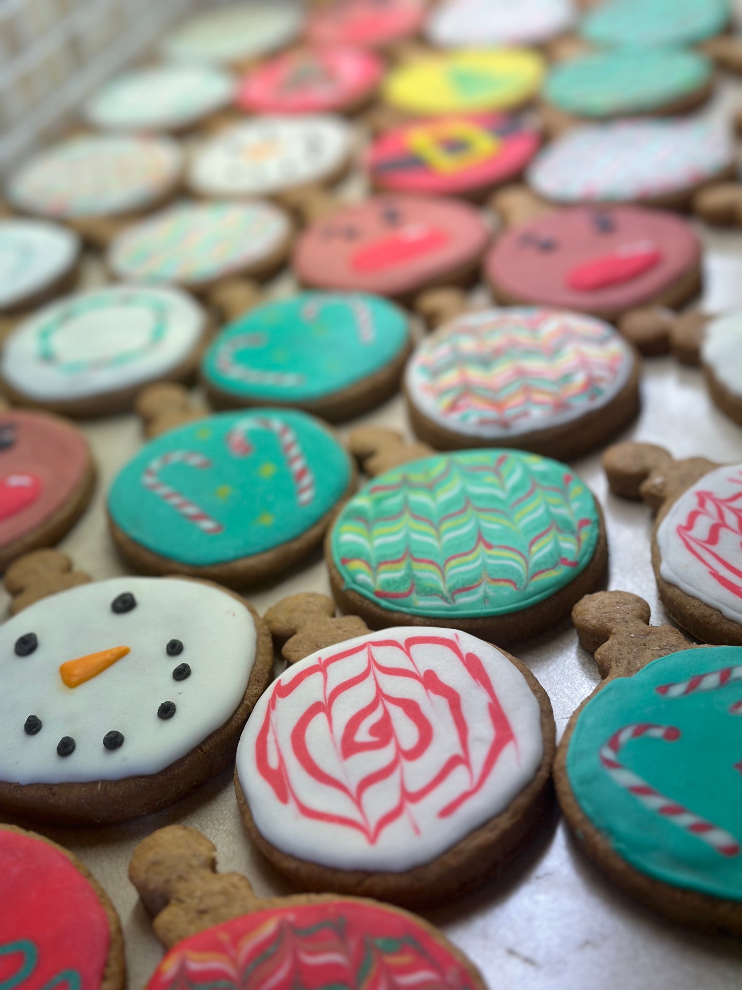 3 Large Bauble Biscuits